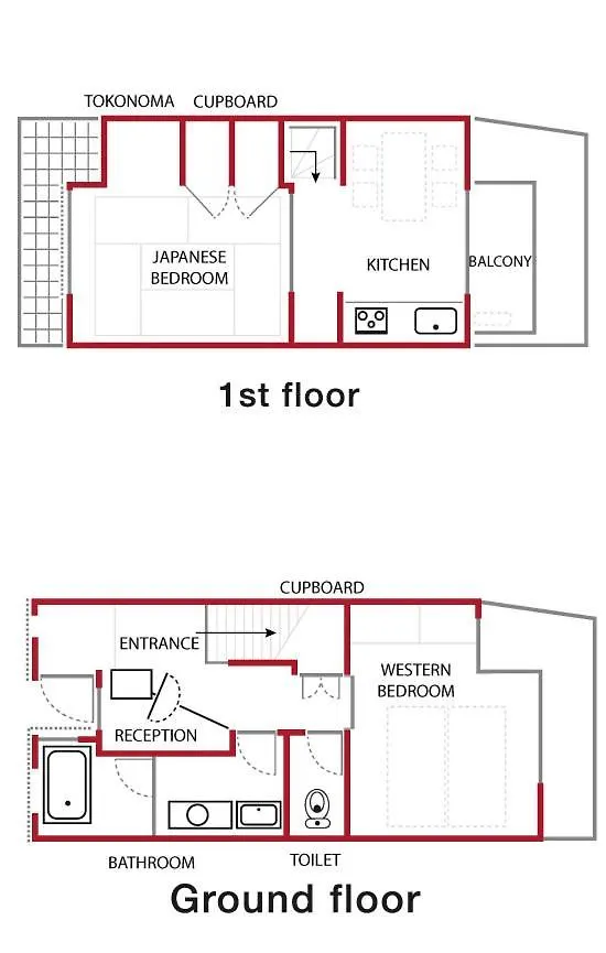 הוילה קיוטו Tsukinowacho House בית נופש